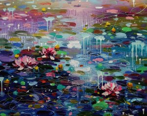 Water lilies 100×81