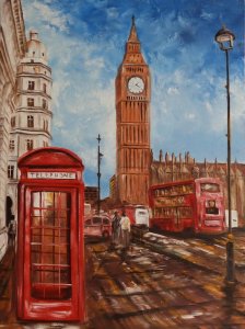 Big Ben London - Paintings of cities of the world