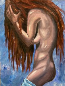 red-haired woman