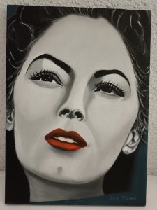 Portrait oil Ava Gardner