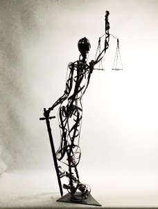 Escultura de la justicia