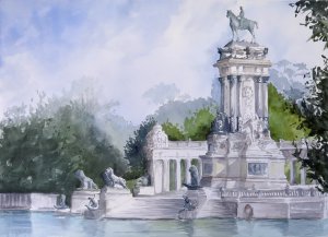 Alfonso XII. Retiro Pond