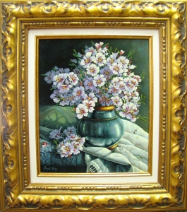 STILL LIFE WITH FLOWERS OF ALMOND
