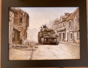 Tanque Sherman. Batalla de Normandía