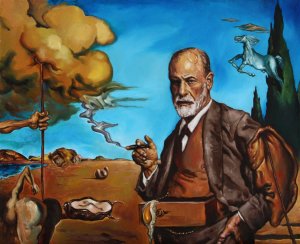 Sigmund Freud by Salvador Dali