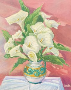 calla lily vase