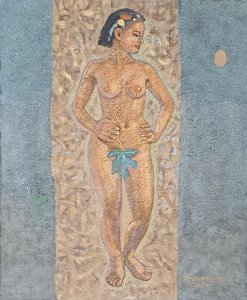 lady (soil painting)