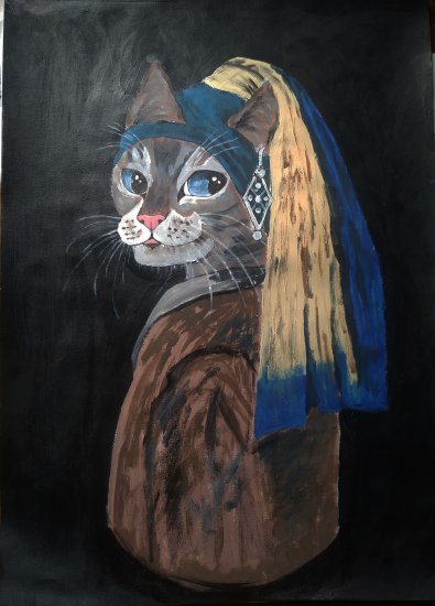 The cat in the turban