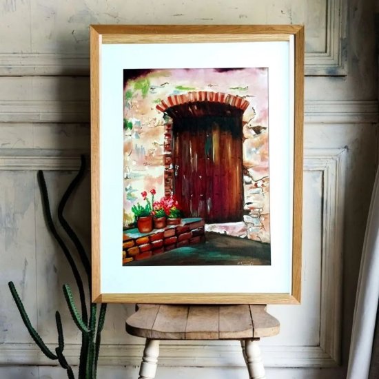"DOOR TO THE PAST" INCLUDING FRAME