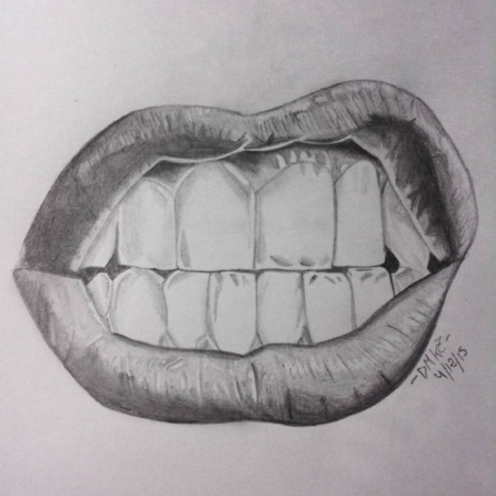 lip piercing drawing tumblr