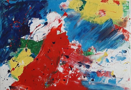 " COLORS AND EMOTIONS 03" ,70x50 cm,  100 euros
