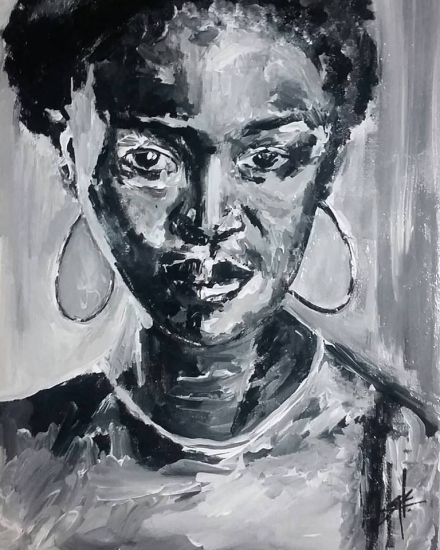 Portrait of Lauryn Hill