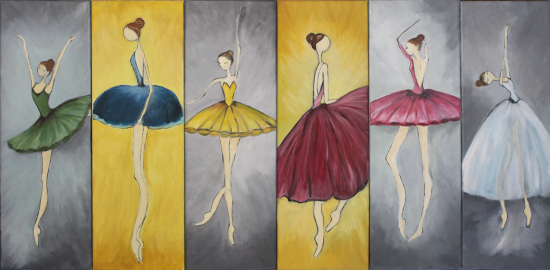 6 dance paintings