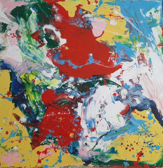 "COLORS AND EMOTIONS 06 ", 60X60 cm, 100 euros