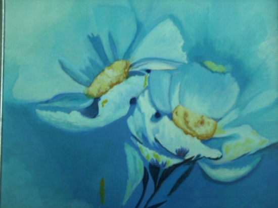 flores azules