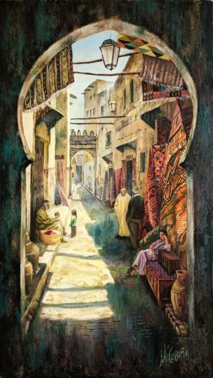 A street in Fez, Morocco