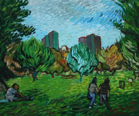 Central Park por Van Gogh