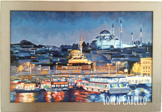 lights on the Bosphorus