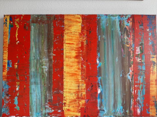 The mystery of the red forest, 90x60 cm, 150 euros