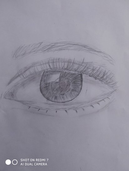 Eye in pencil