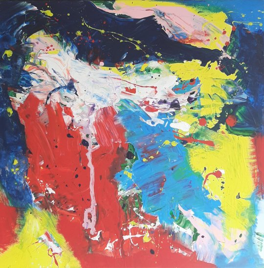 "COLORS AND EMOTIONS 05", 60X60 cm, 100 euros