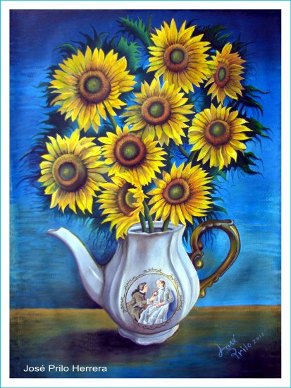 Jar of Lovers with Sunflowers by Jose Prilo H.jpg