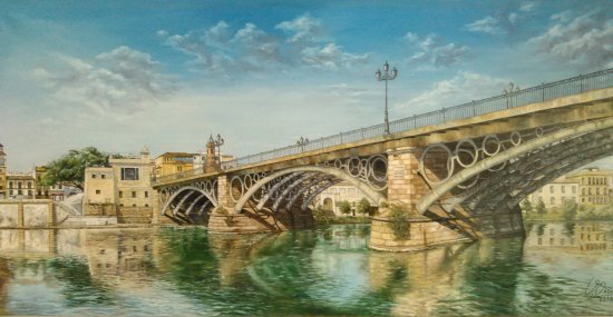 Oil Triana Bridge (Seville) 120x60.jpg