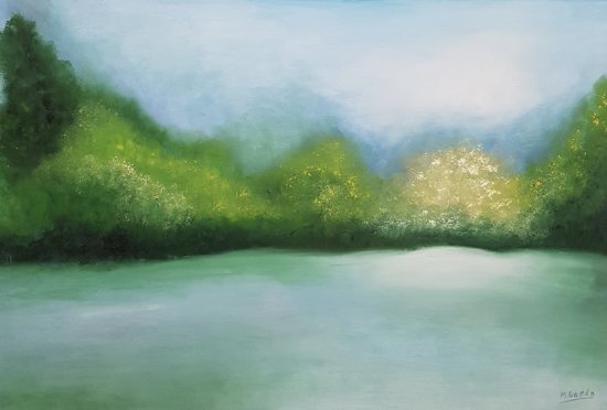 Primavera amarilla 38x55 cm