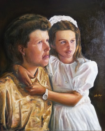 Retrato madre e hija
