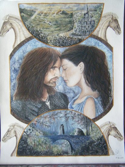 The Lord of the rings - Arwen and Aragorn