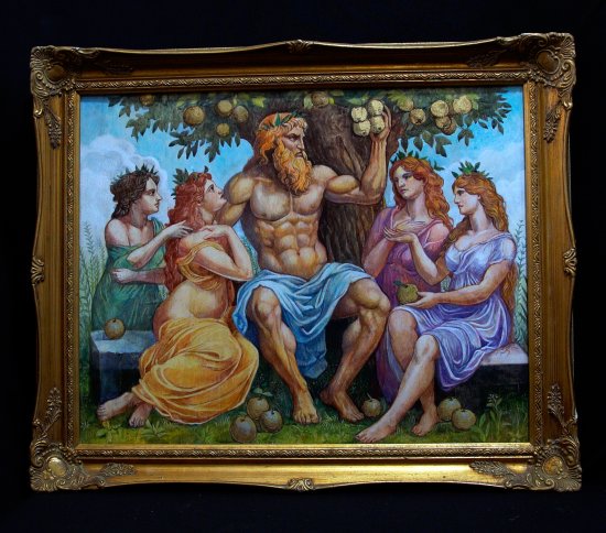 Hércules en le Jardín de las Hespérides