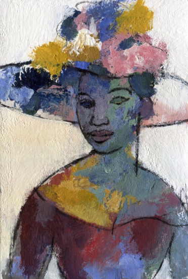 Mujer con sombrero 3