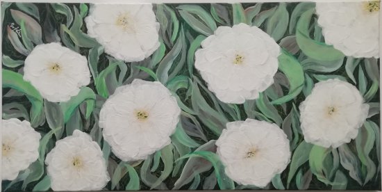 Jardín de Flores blancas