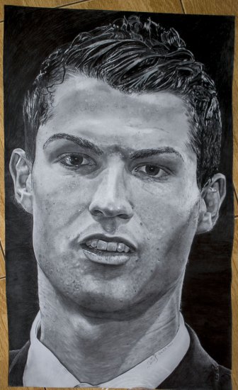 Cristiano Ronaldo Cr7, Drawing by Jex Laimen | Artmajeur