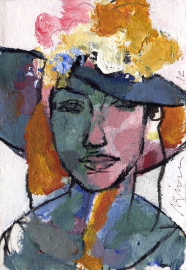 Woman with hat 2