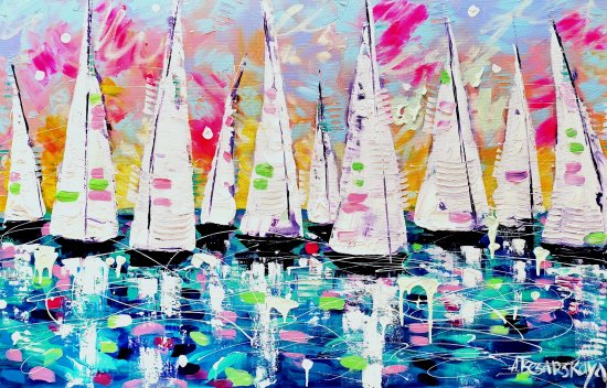 Summer sailboats