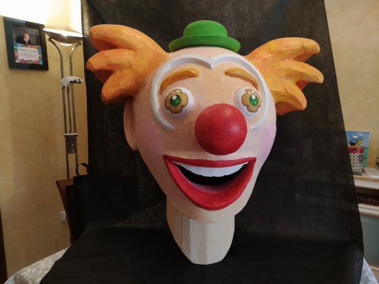 Big-headed clown