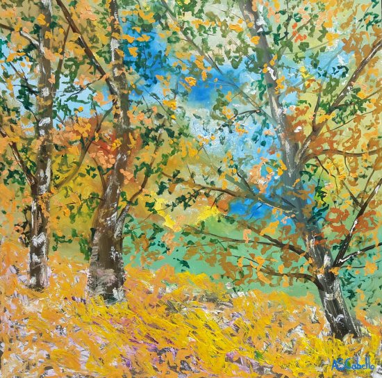 Forest 003 100X100 CM.