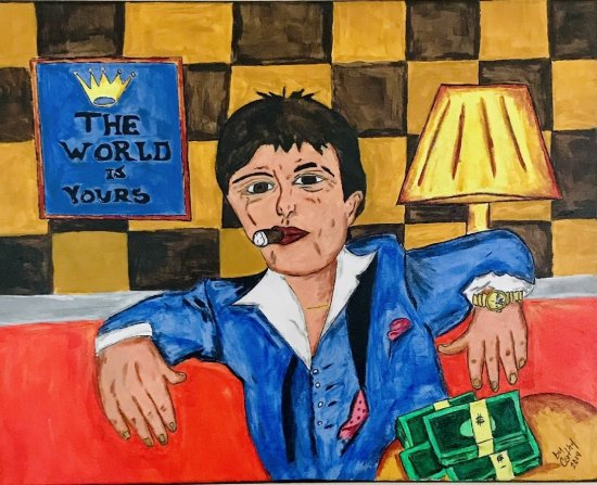 Tony Montana Painting