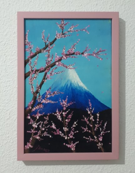 Fuji y Cerezos