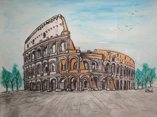 Coliseum. Roma series.
